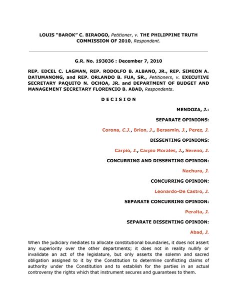 LOUIS 'BAROK' C. BIRAOGO v. PHILIPPINE TRUTH .